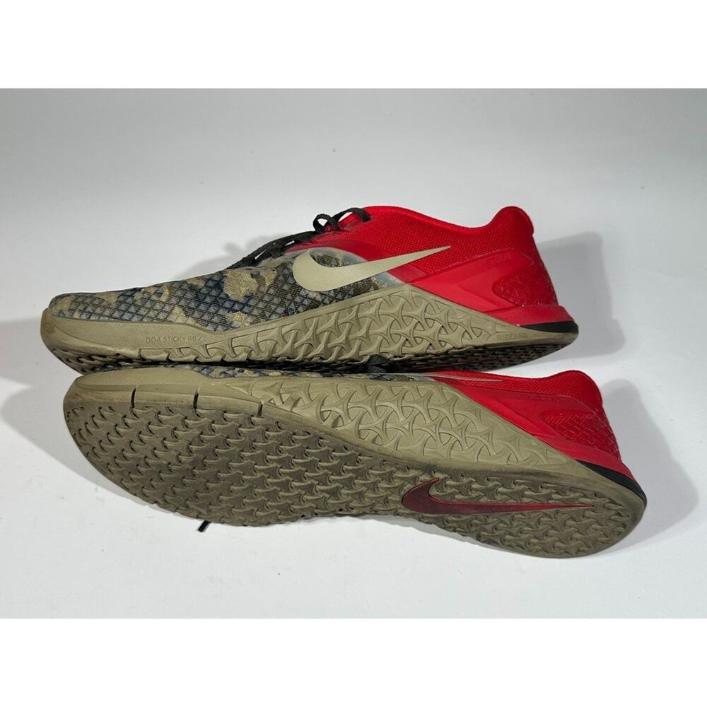 Nike Metcon Training Shoes Men’s Size 13 Camo Olive Red BV1636-301 Athletic Snea - Picture 2 of 7